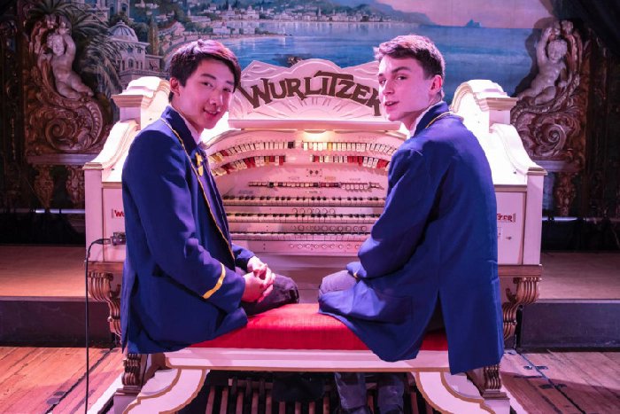 As Strictly Come Dancing broadcasts from Blackpool Tower Ballroom this weekend, seven years ago Liverpool Blue Coat students Simon Cheung and Daniel Greenway played its Wurlitzer for tea dancers to campaign for their school organ's restoration.
