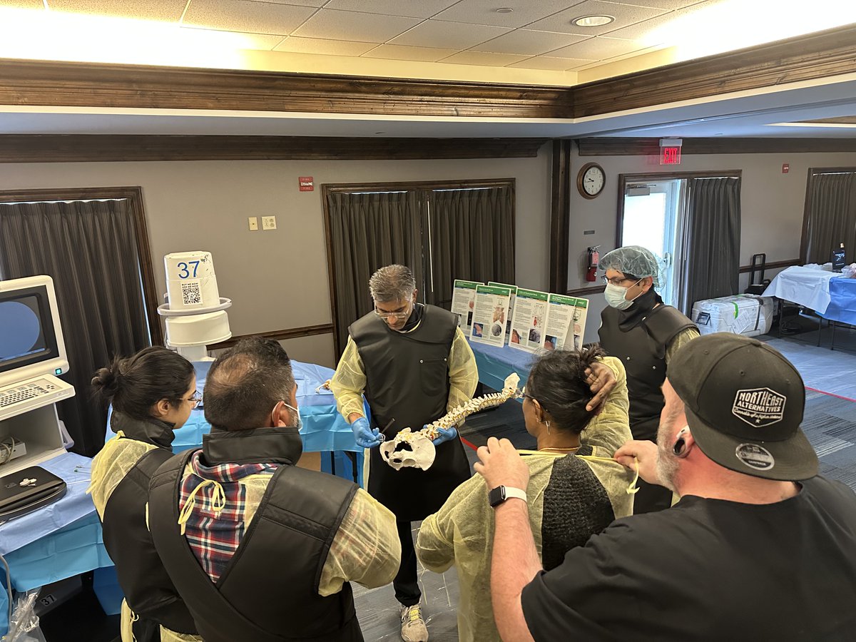sprintpns's tweet image. Thank you, Drs. Amit Gulati &amp;amp; David Spinner for leading our #SprintPNSLab in Upstate New York!  Lab attendees got hands-on experience with the #SPRINTPNS implant procedure and learned about the latest advancements in #PNS.