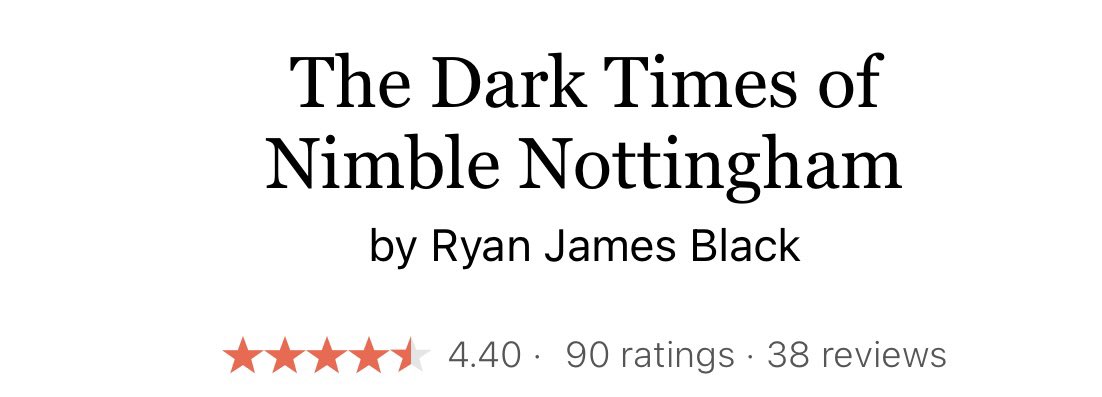 Be ever so nice to get to 100 ratings by Christmas, if anyone is feeling rate-y