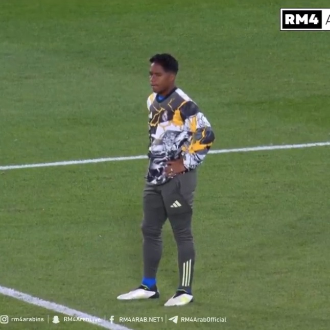 MadridXtra's tweet image. 📸 Endrick working out after the match. @RM4Arab