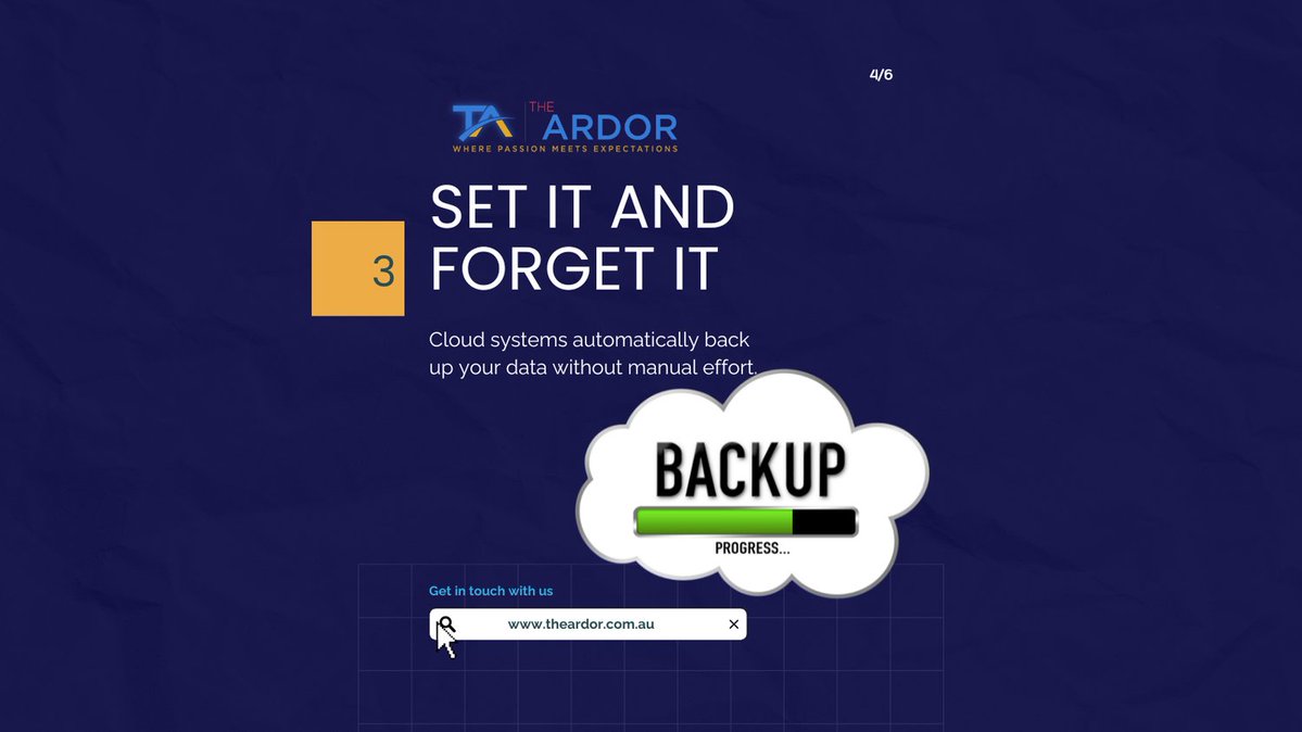 the_ardor's tweet image. Don&apos;t Risk Losing Everything . Your data is your business&apos;s most valuable asset. see the Top 5 Reasons why Cloud Backup &amp;amp; Recovery is the ultimate game-changer for Sydney businesses, guaranteeing continuity and peace of mind.
#CloudBackup #DataRecovery #BusinessContinuity