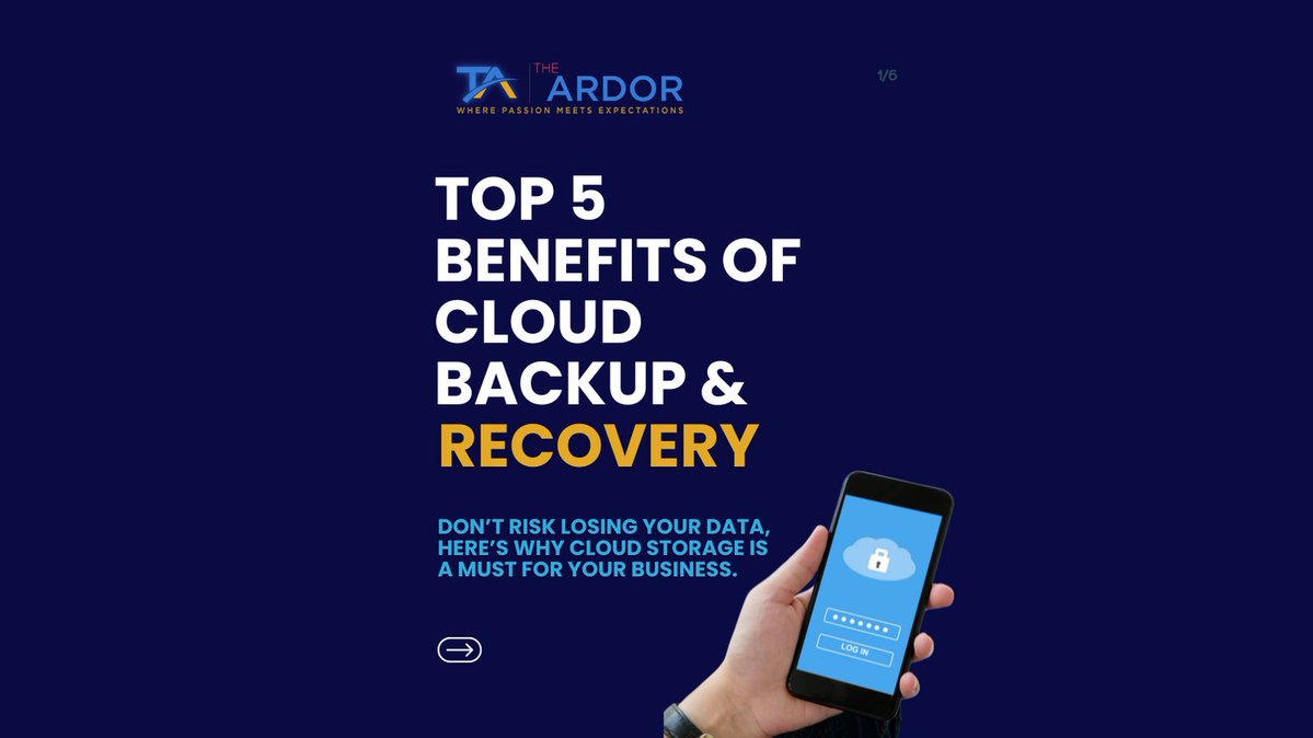the_ardor's tweet image. Don&apos;t Risk Losing Everything . Your data is your business&apos;s most valuable asset. see the Top 5 Reasons why Cloud Backup &amp;amp; Recovery is the ultimate game-changer for Sydney businesses, guaranteeing continuity and peace of mind.
#CloudBackup #DataRecovery #BusinessContinuity