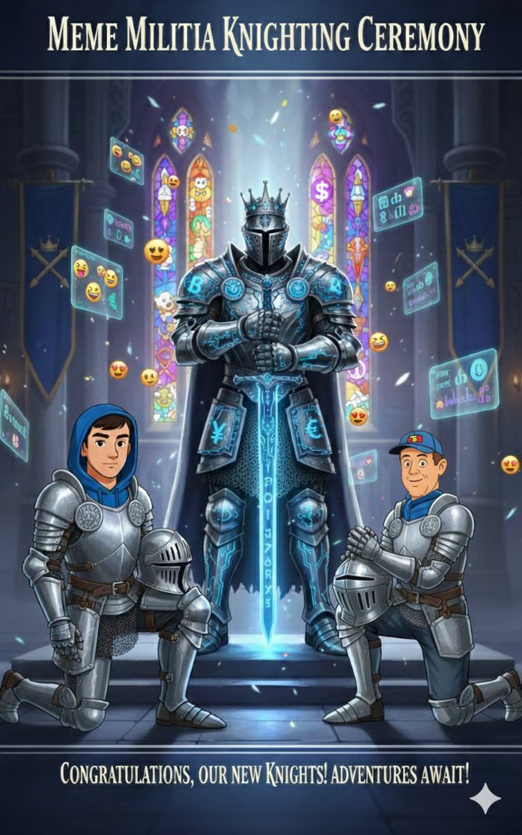 Agentt_roqqui's tweet photo. From admiration to ascension — once a dream, now a title.
The man who spoke of a Knight is now one.
A true example of vision, discipline and leadership.
One to watch. One to follow. ⚔️👑
@skillstkr @MemeMilitiaNFT @BrandButlerAI
#Knighted #SkillStacker #LeadByExample https://t.co/ReRDNyEelJ
