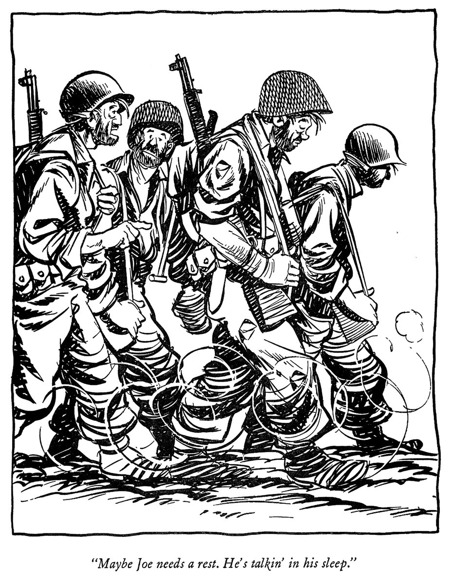 Wishing you a bit of rest and perhaps family time this week on Thanksgiving Day. From WWII archives, Wiilie &amp; Joe speak via legendary Stripes' cartoonist Bill Mauldin.