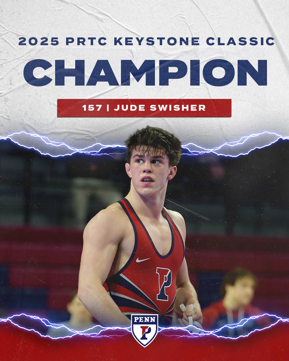 Keystone Classic Champ 🏆

#11 Jude Swisher takes the 157 crown off a pin over Jimmy Harrington(Harvard), 1:59 👏

#TheBuild x #FightOnPenn