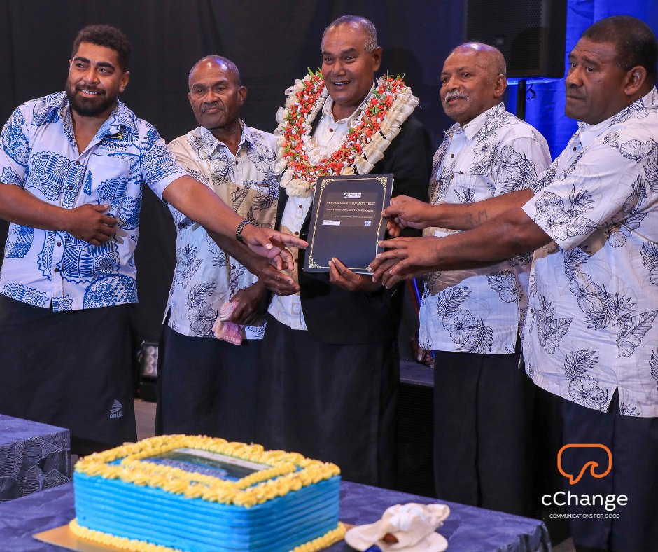 cChange4Good's tweet photo. Big congratulations to the Vanua o Nukutabua, Yanuca Island, and @PacificBlueFdn

The Nukutabua Development Trust is now launched  a first for the Beqa - Yanuca Seascape and a major step for community-led ocean and land stewardship.

cChange is proud to support this milestone. https://t.co/armhfrAlwj