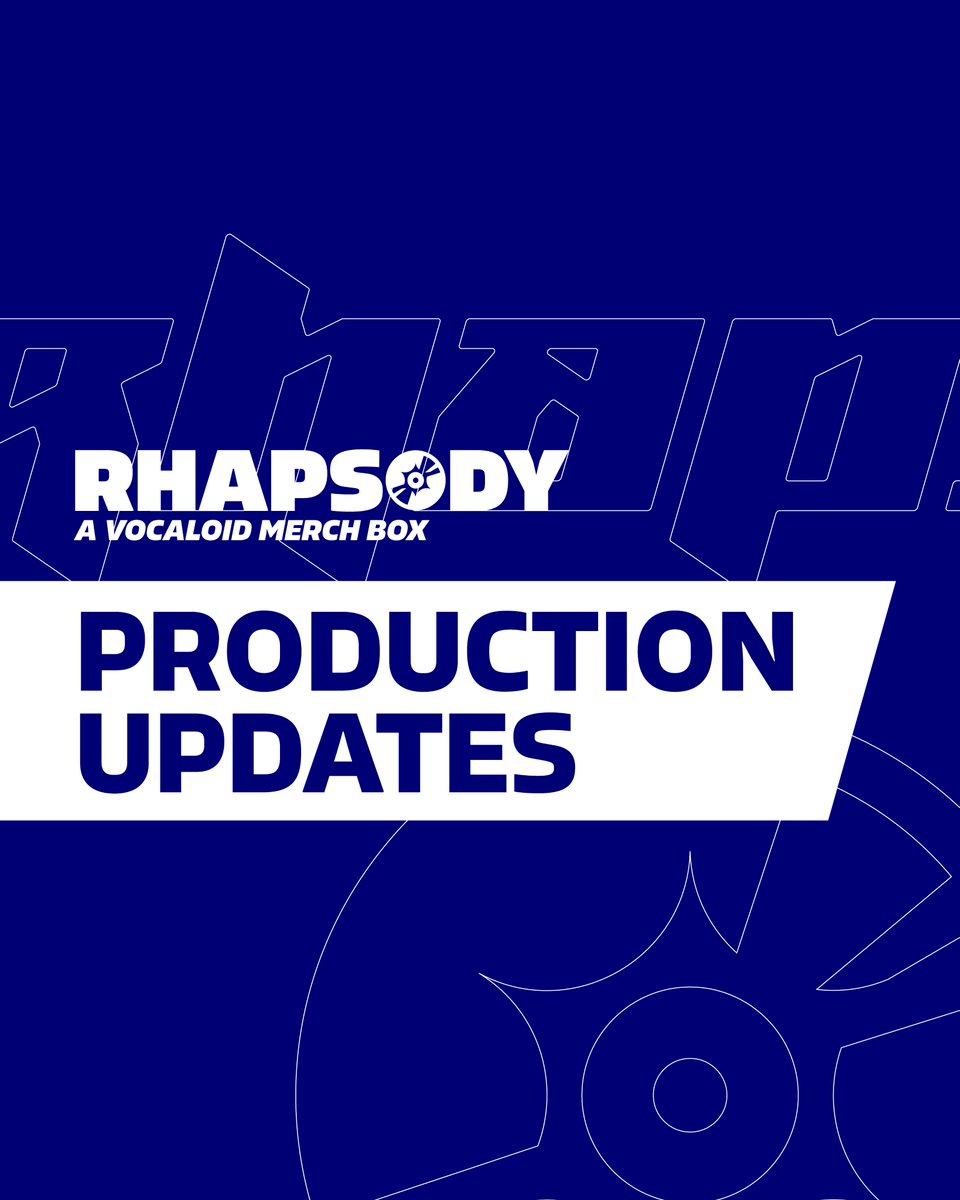 Rhapsody: A Vocaloid Merch Box 🎙️ PRODUCTION tweet media