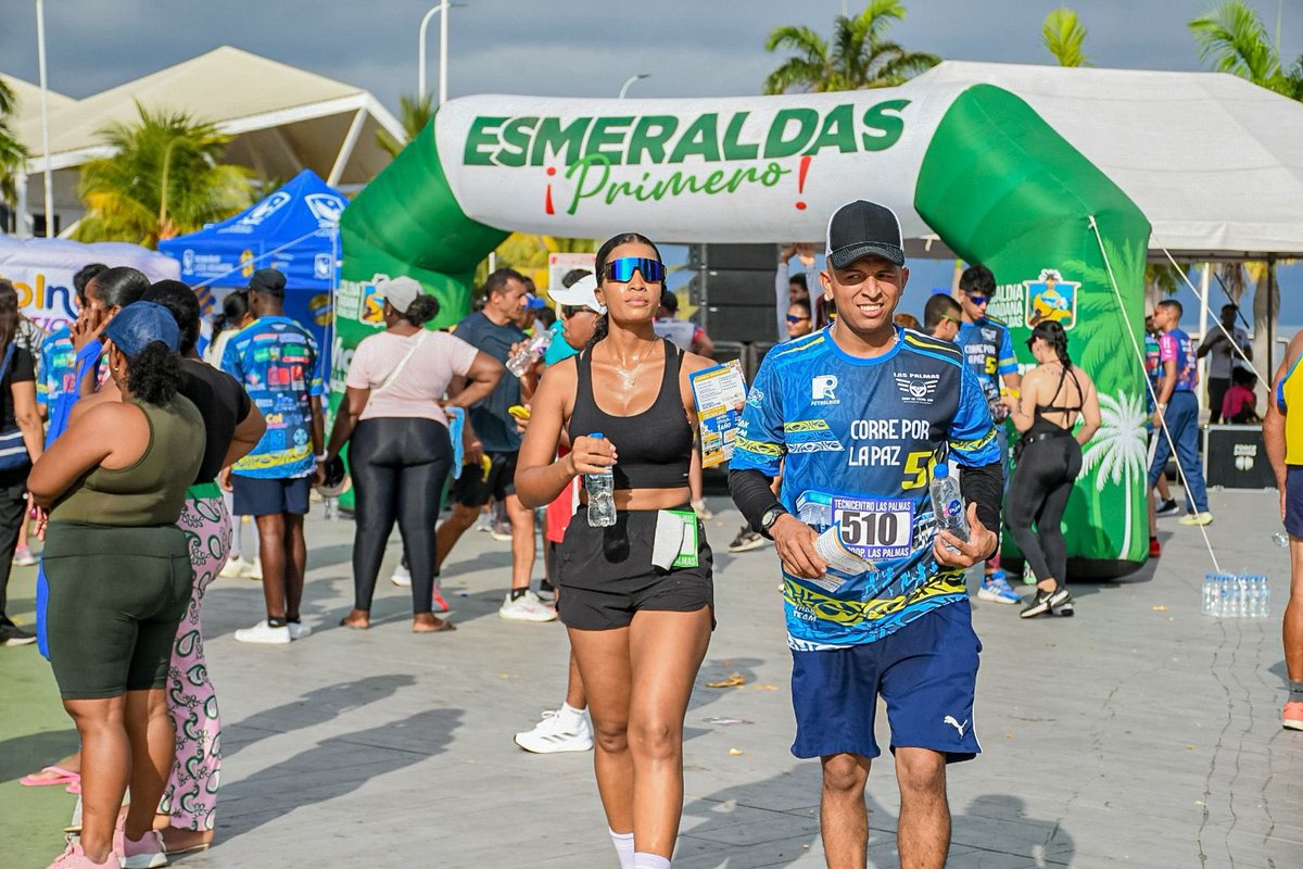 ¡Esmeraldas unida por la paz! 

Gracias a todos los que nos acompañaron en la Carrera 5K Corre por la Paz, una mañana que nos unió a todos para vivir una importante jornada deportiva y de recreación. 

¡Esmeraldas Primero! 

#EsmeraldasUnida #Paz #Deporte