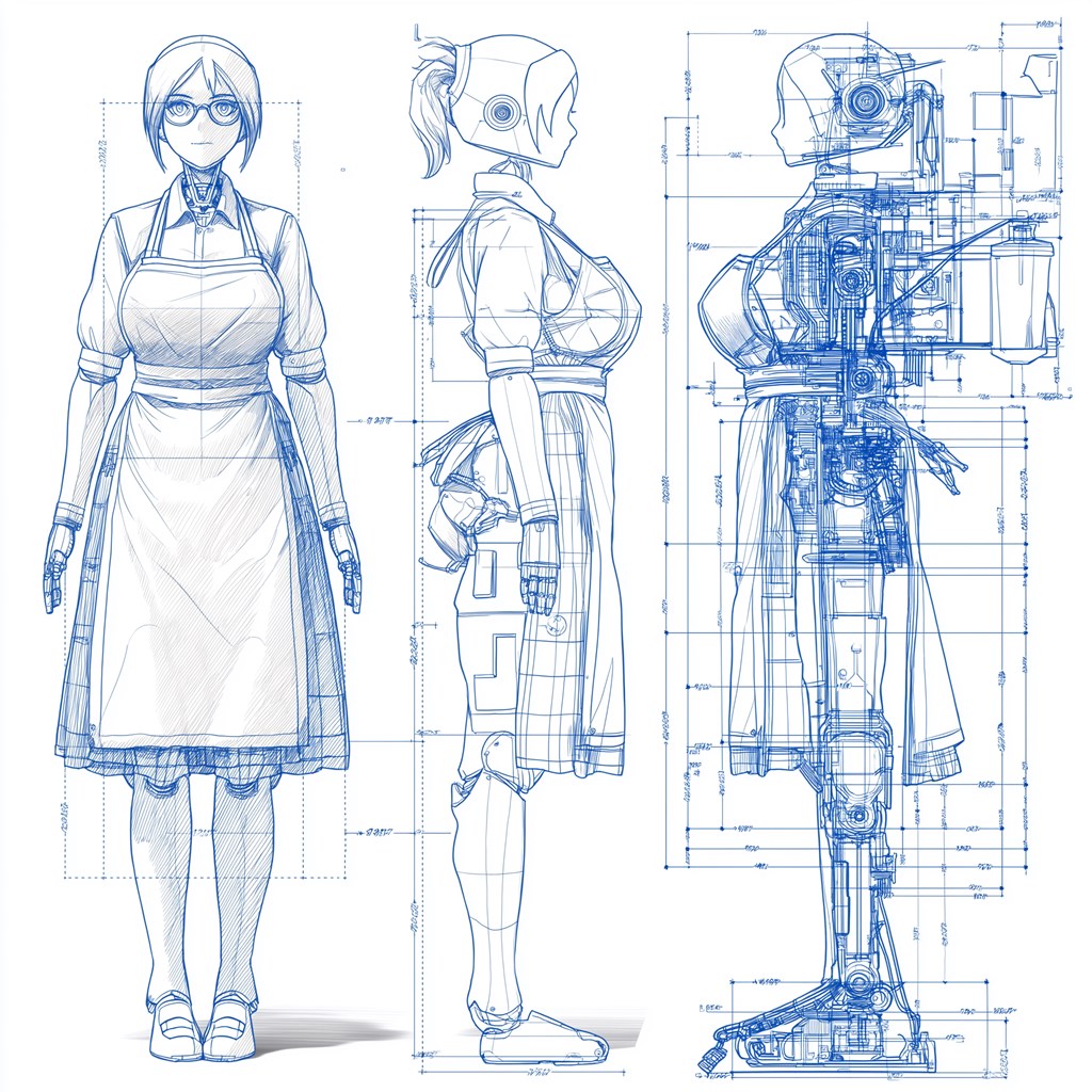 MdManheim's tweet image. 掲載日時：2025/11/24 8:28
登録日：2025/04/30
アンドロイド名:アンドロイド設計図18番
#midjourney #midjourneyart #aiart #android #アンドロイド #ロボ娘 mtbrs.net/ps_vonmanheim0…