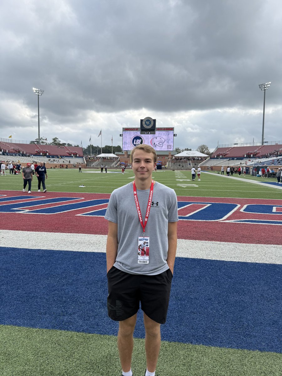 Had a great time yesterday at <a href="/SouthAlabamaFB/">South Alabama Football 🏈</a>! Thank you <a href="/ericponio/">Eric Ponio</a> and <a href="/amburkett64/">Andrew Burkett</a> for the invite! Can’t wait to be back!

<a href="/SpringvilleFB/">Springville High School Football</a> <a href="/SVL_Recruiting/">Springville High School Recruiting</a>
<a href="/Coach_Metcalf/">Chris Metcalf</a>