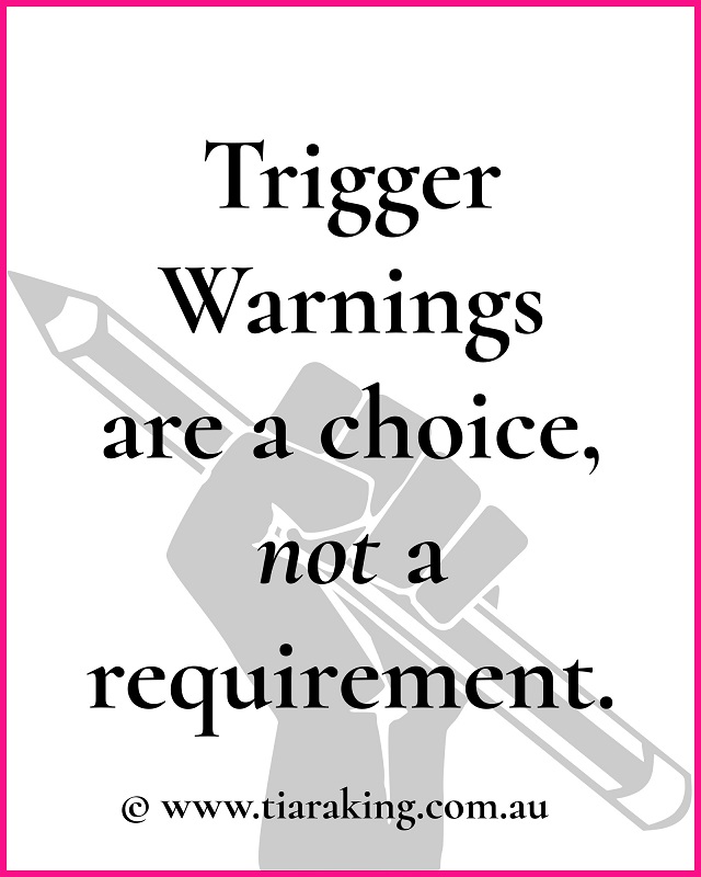 TiaraKingHQ's tweet image. Triggers warnings only came about in the late 1990s on feminist message boards to warn of assault and abuse stories. I have personally never seen a trigger warning in a traditionally published book, and I certainly don’t put them in mine. link is in the bio.
 #triggerwarnings