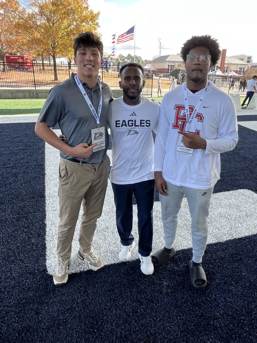 Jayln_Hudson's tweet image. Had a great time at @GSAthletics_FB with my boy @TLS2008Ga. Got some great insight on the recruiting process. @CoachRyanAplin @GSCoachHelton @CoachSafford @Chase10Akin