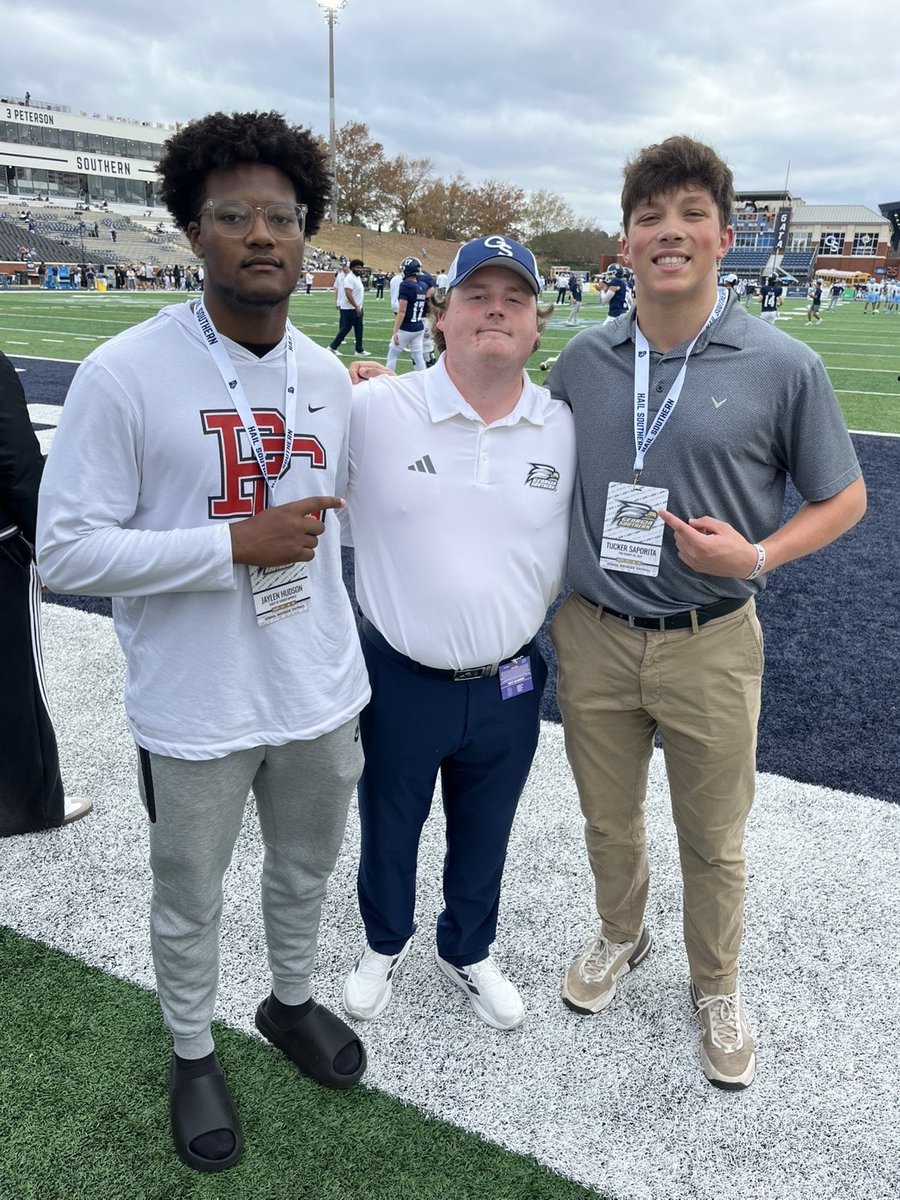 Jayln_Hudson's tweet image. Had a great time at @GSAthletics_FB with my boy @TLS2008Ga. Got some great insight on the recruiting process. @CoachRyanAplin @GSCoachHelton @CoachSafford @Chase10Akin