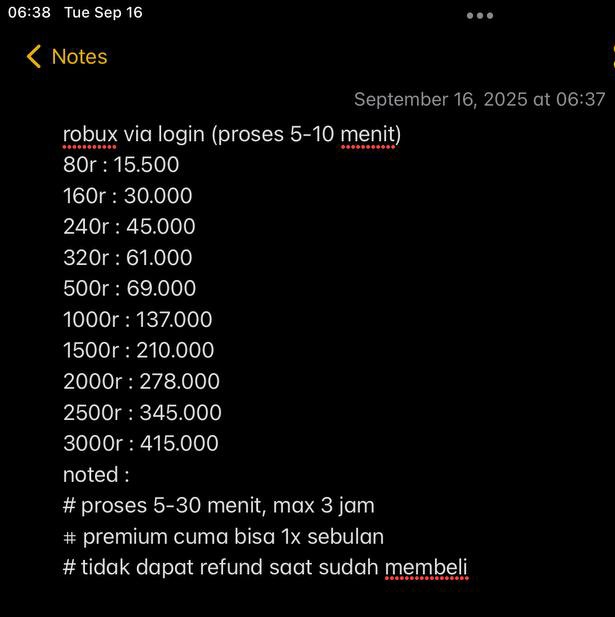 jual robux, mention after dm tweet media
