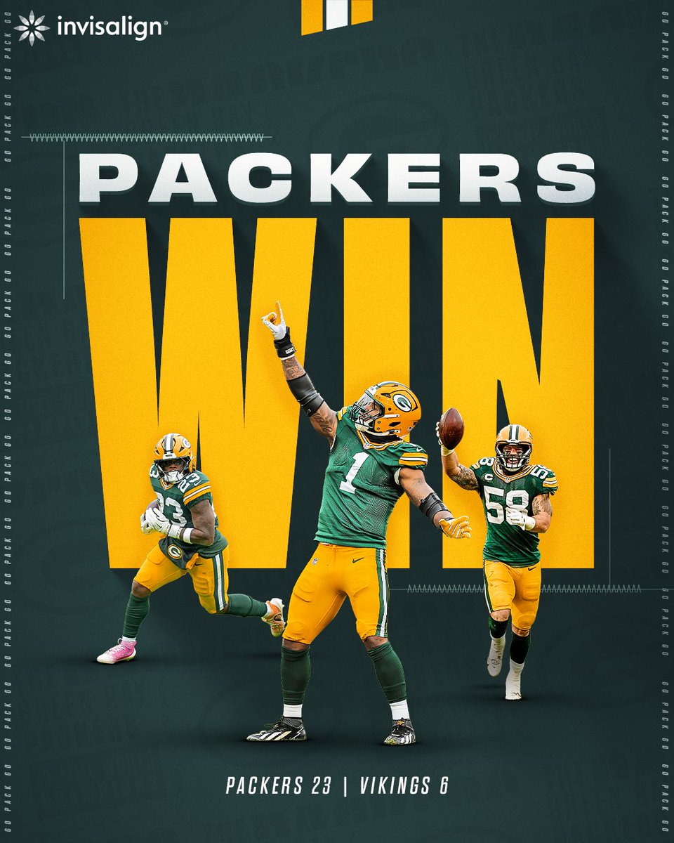 packers's tweet image. Green &amp;amp; Yellow on repeat for the foreseeable future