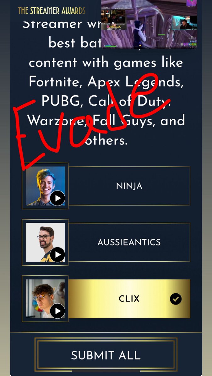 evade_not's tweet image. Please