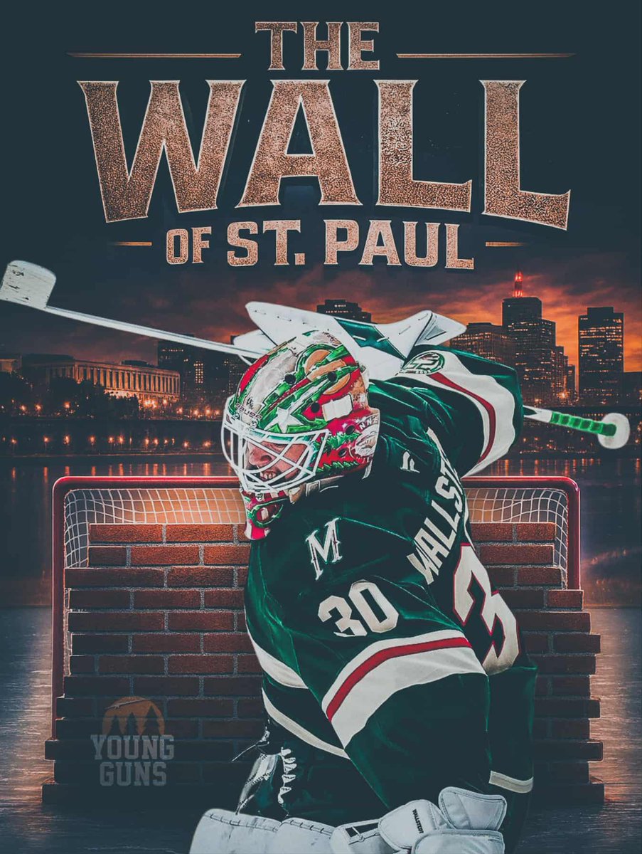 The Wall of St Paul! 🧱 
6-0-2 🔥🔥🔥

Last 4 games:

Nov 9 (CGY): 36 save shutout 
Nov 15 (ANA): 28 save shutout
Nov 19 (CAR): 45 of 48 shot saved
Nov 23 (WPG): 32 save shutout

141/144 shots saved! 🔥 🔥🔥
#mnwild