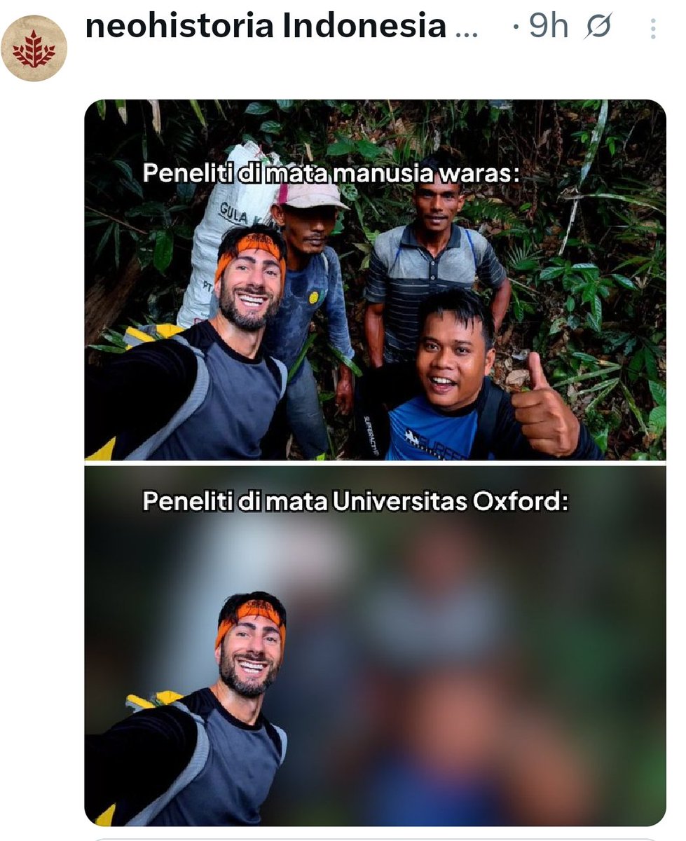 taufik_q's tweet photo. Kemarin, akun X Universitas Oxford memposting ttg penemuan Bunga Raflessia Hasseltii beserta video momen mengharukan saat penemuan bunga tsb. Tapi kemudian  diserbu sentimen negatif netizen seluruh dunia di bidang pendidikan dan penilitian (nampaknya sebagian besar adalah netizen Indonesia) krn Univ. Oxford dianggap netizen hanya menonjolkan peniliti dari Oxford Botanic Garden saja /mengabaikan kolaborator peniliti Indonesia dalam tim penemuan bunga tsb yaitu: Joko Witono, Septi Andriki dan Iswadi. Bahkan Pak @aniesbaswedan dan akun² besar di X pun hrs turun untuk meminta dicantumkannya nama² peniliti Indonesia tsb. Luar biasa yah, sensitivitas dan kebersatuan netizen Indonesia dlm hal itu. Memang perlu diingatkan tuh Univeristas Oxford. 🤣🤣👍