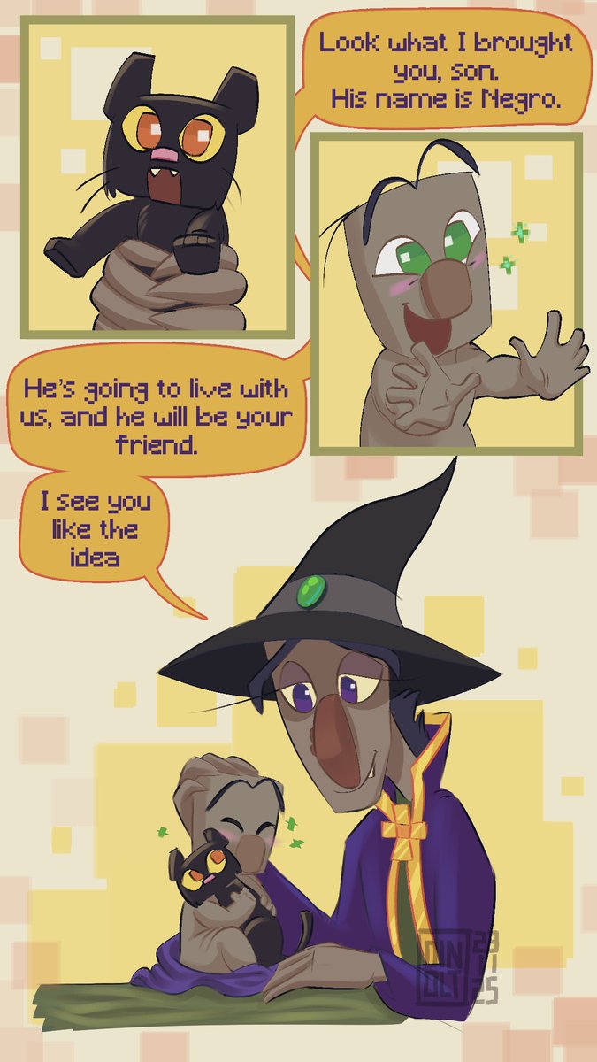 DINOLT15's tweet image. Any friend is welcome in a place as lonely as swamps...

#Minecraft #AGoodIllager