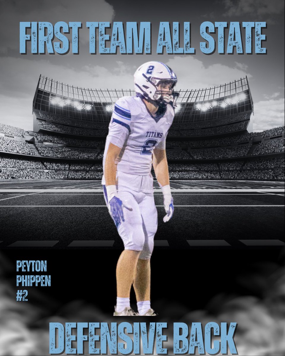 Congratulations to Peyton Phippen for being named First Team All-State Defensive back! <a href="/PhippenPeyton/">Peyton Phippen</a>