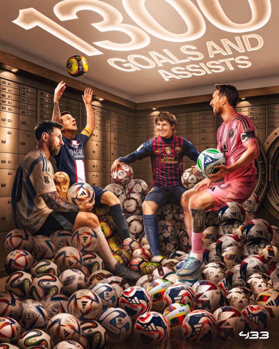 1300 مساهمة تدرون يعني وش ؟ 

لو أنت لاعب بديت مسيرتك بعمر الـ 16 بالملاعب ومن موسمك الأول بعمر الـ 16 إلى موسمك الأخير بعمر الـ 36 عام وتساهم كل موسم بـ 60 مساهمة بتعتزل وما وصلت هذا الرقم للآن 

أقسم بالله رقم أعجازي مرعب تاريخي بشكل لا يوصف