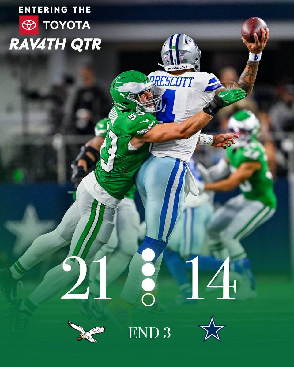 To the fourth we go

@Toyota | #FlyEaglesFly 