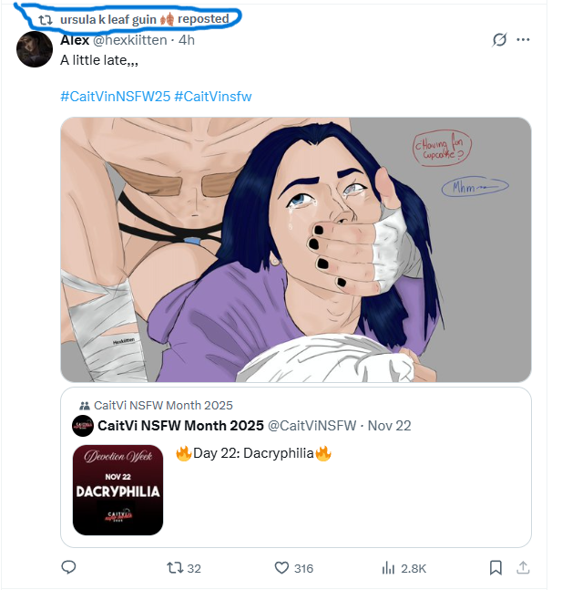 UghStopCrying's tweet photo. @queerelladevil @OceanWeep @radfemdazai "weird" https://t.co/a5v4dWONky