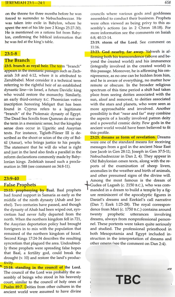 📜 Jeremiah 19:1-15  - 20:1-18 - 21:1-14 - 22:1-30 - 23:1-40   

Specialist 🔑 Commentary starts ...