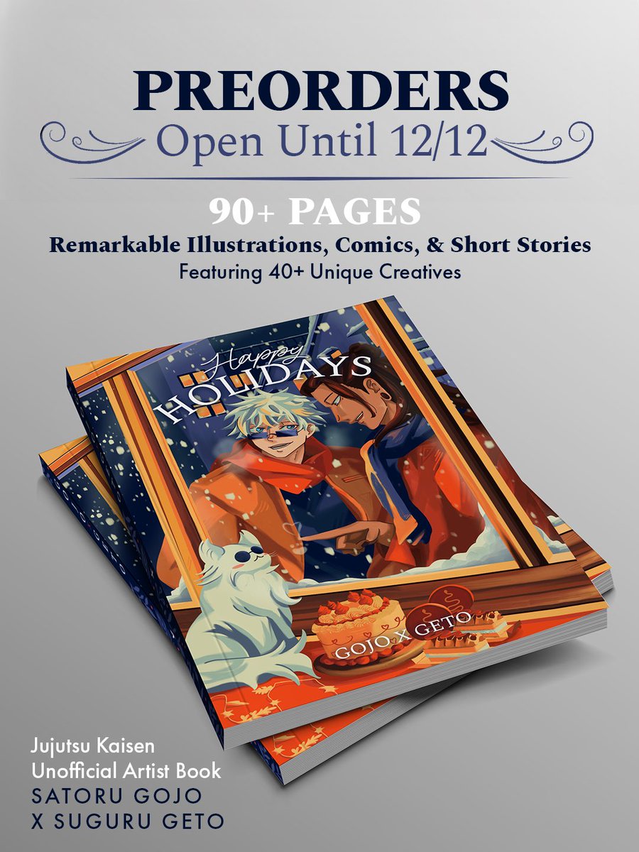 Make sure to grab your copy before preorders close!
#satosugu #GojoSatoru #sugurugeto #jjk