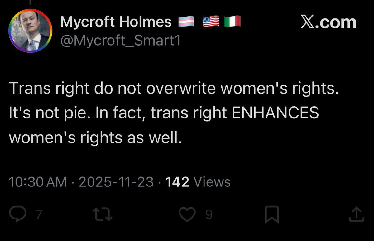 terrannerd's tweet image. Replied with a list of sexual crimes committed trans-identified males in women’s spaces, and got an immediate block.

It wasn’t even the full list 🥲