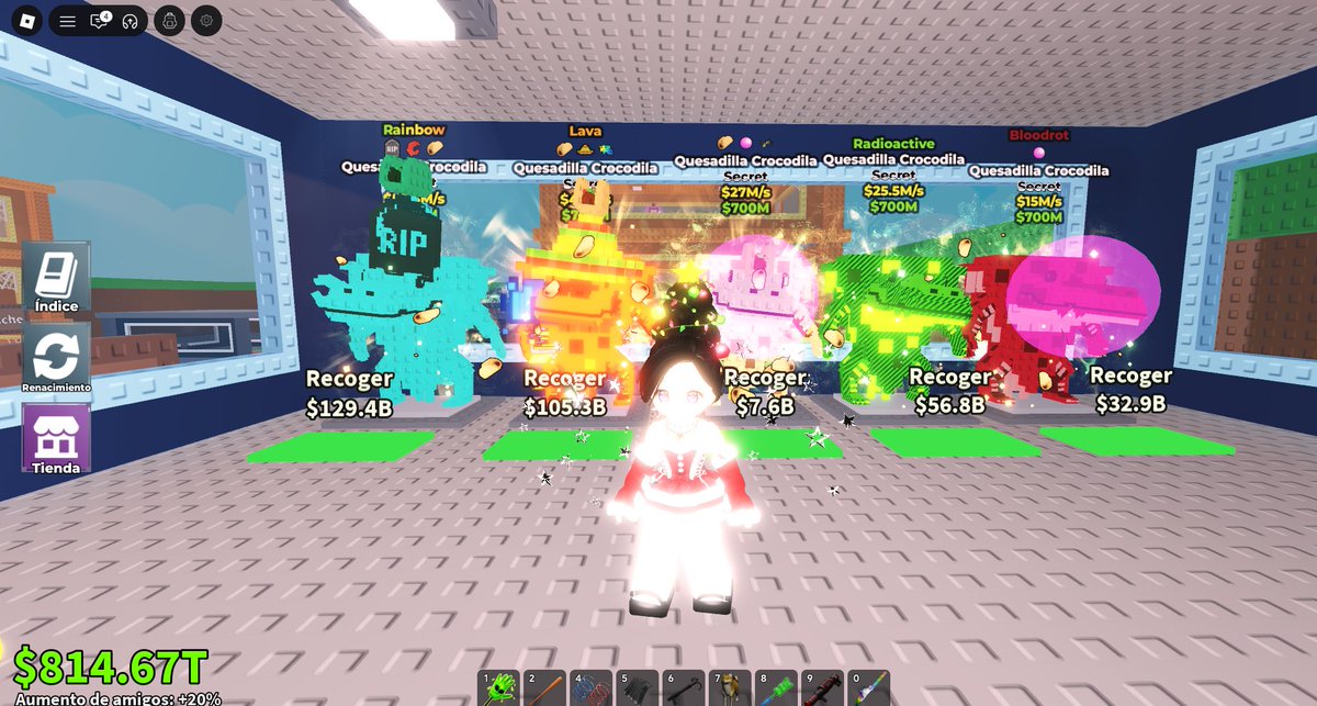 MissCoak's tweet photo. On my way to get the new rebirth 😃
I can't wait to see what's about with that giant potion 🤩🤯
Btw... Quesadilla Crocodila is the best brainrot ever!!!! 🥰💖🇲🇽 https://t.co/yWWNJQSmFe