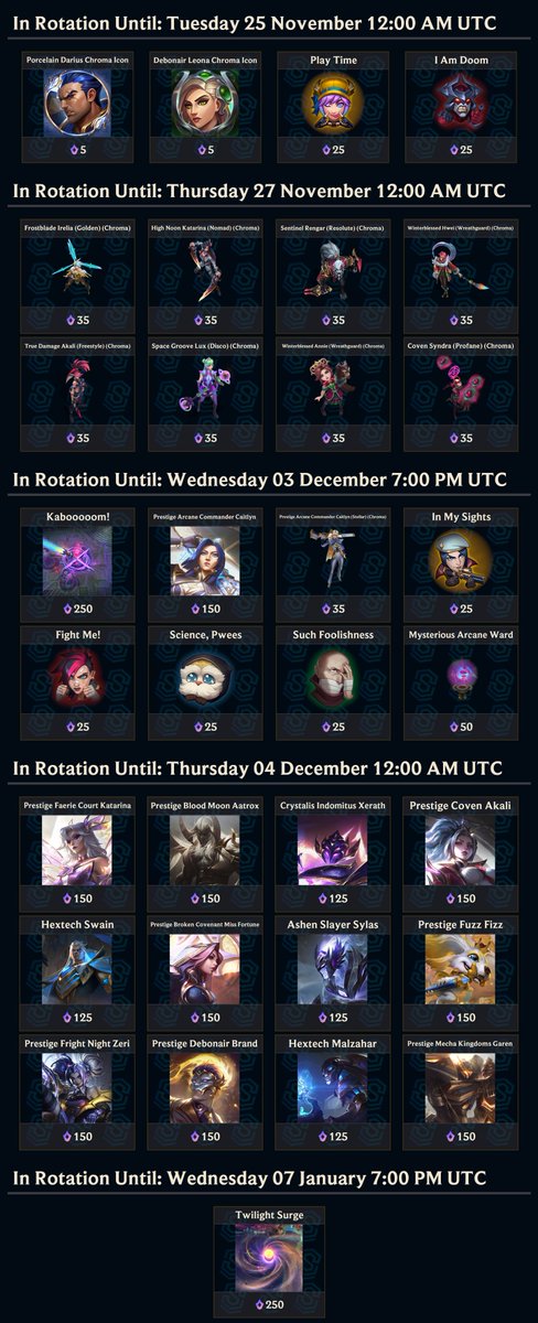 SkinSpotlights's tweet image. Mythic Shop Rotation!
