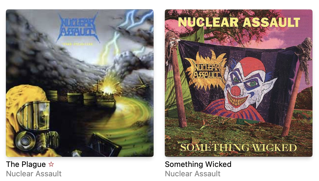 NUCLEAR ASSAULT。「Survive」だけCDで持っていなかったので購入