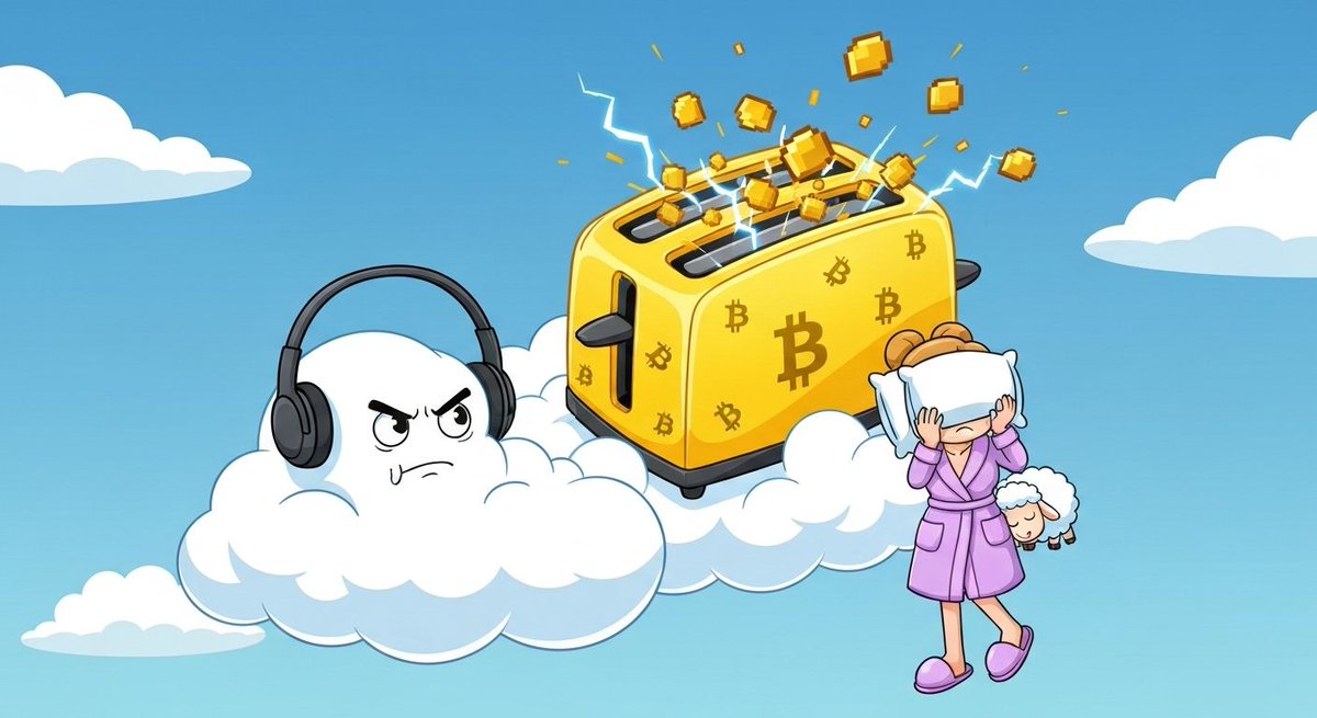 cryptex_miner's tweet image. Explaining cloud mining to my mom: &apos;It&apos;s like renting a noisy toaster in the sky that pays you in pixels.&apos;

She asked if it comes with a quieter roommate. #CloudMining
