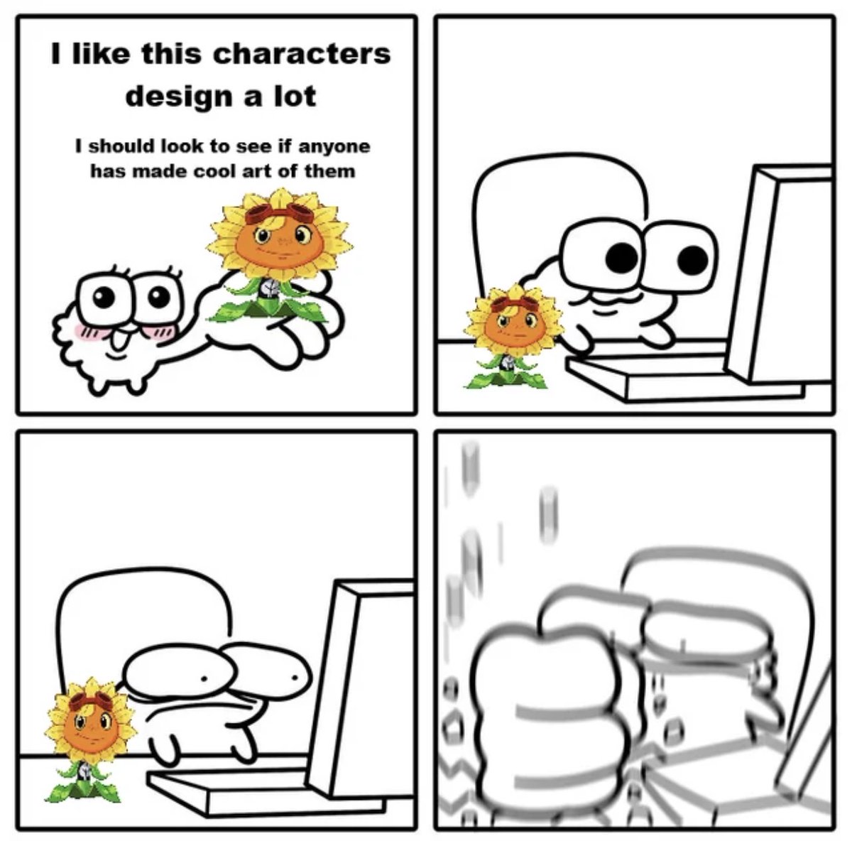 New PvZ fan experiences the wonders of the depths of the internet