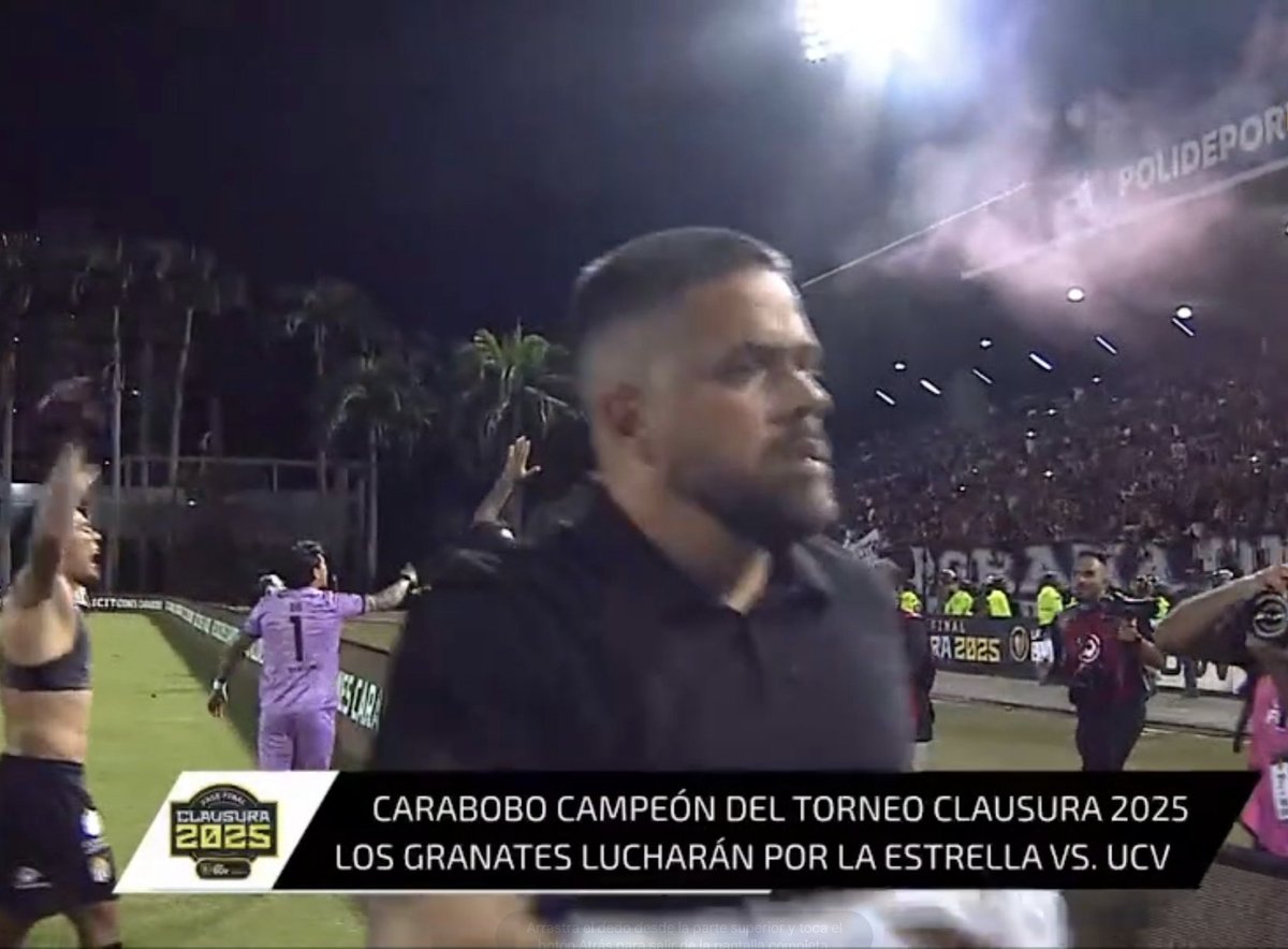 El <a href="/Carabobo_FC/">Carabobo Fútbol Club</a> es el campeón del torneo clausura y va por estrella ante UCV.

Daniel Farias en enero en Mérida dijo "en diciembre estaremos celebrando" no se le dió con el 🔴⚪, hoy logra de nuevo llevar al granate a una posibilidad de ganar su primera estrella en nuestro