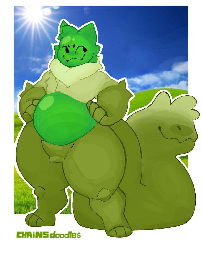 Chainsdoodles's tweet image. Brand new home computer