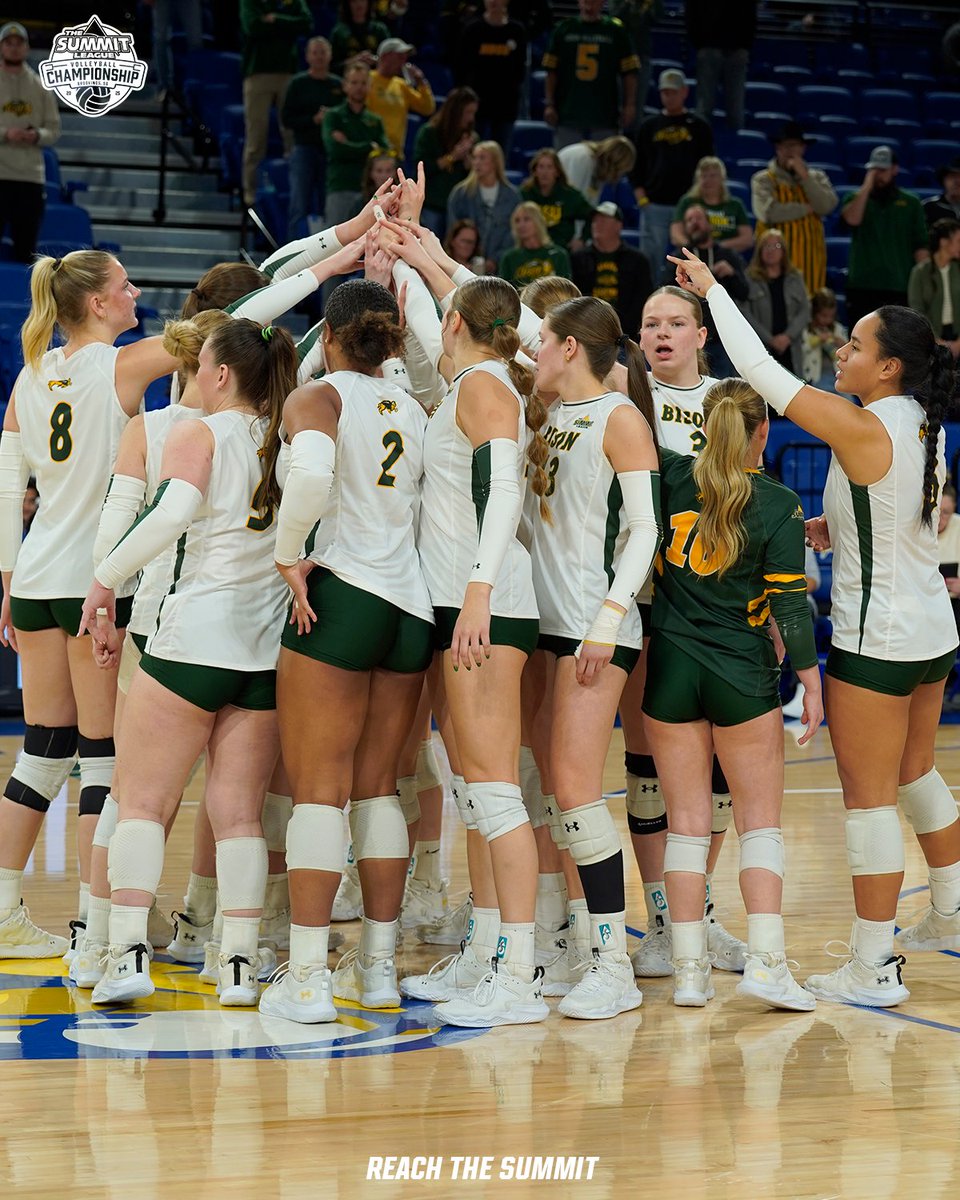 TheSummitLeague's tweet image. here. we. go!

#ReachTheSummit x #SummitVB x @NCAAVolleyball