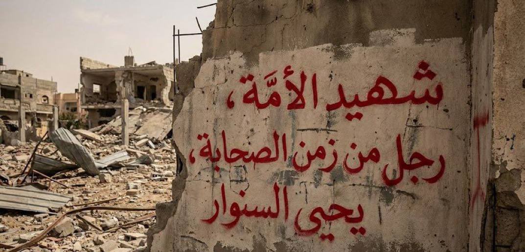 “The martyr of the Ummah,
a man from the era of the Companions,
Yahya Sinwar.”

- from Gaza