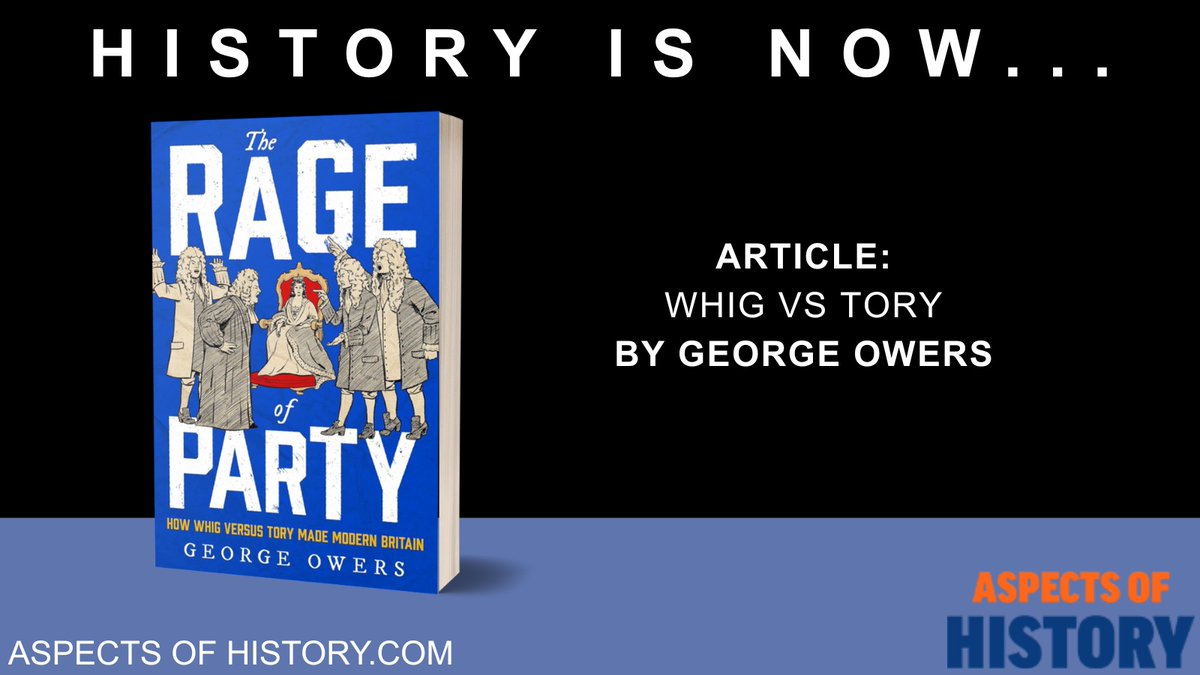AspectsHistory's tweet image. Whig Vs Tory
An article by @CapelLofft
aspectsofhistory.com/whig-vs-tory/

Read The Rage Party
amazon.co.uk/Rage-Party-Geo…

#historylovers #tories #bookrecommendations