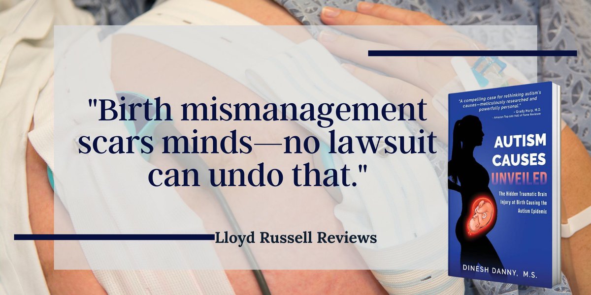 IAN_AuthorPromo's tweet image. “Argues most autism cases result from birth-related TBI, especially misuse of labor drugs like Pitocin.” — Flying Books Review  
dineshdanny.com/#/ @abookpublicist #AutismCauses #AutismResearch #AutismAwareness
