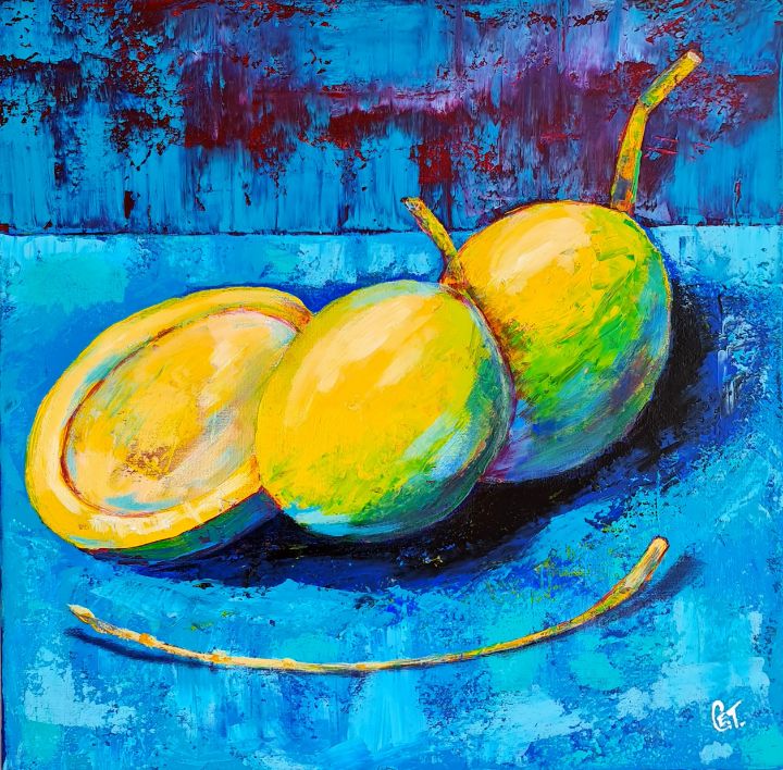 ChicuEugenia's tweet image. Art of the Day! &quot;Green Coconuts Painting&quot;. Buy at: ArtPal.com/eugeniachicu?i…