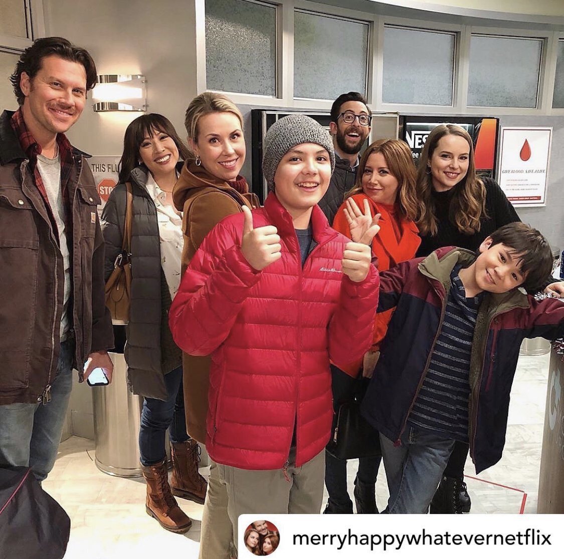 ThrowbackTisx's tweet image. November 23rd, 2019: Ashley Tisdale via Lucas Jaye’s Instagram

•@hayes_macarthur #ElizabethHo #SiobhanMurphy @RealAdamRose @bridgitmendler