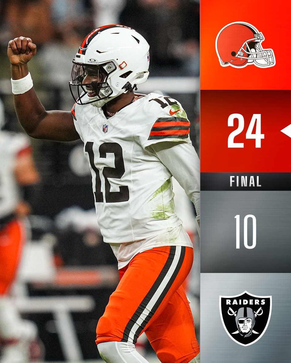 FINAL: Browns win in Las Vegas! 