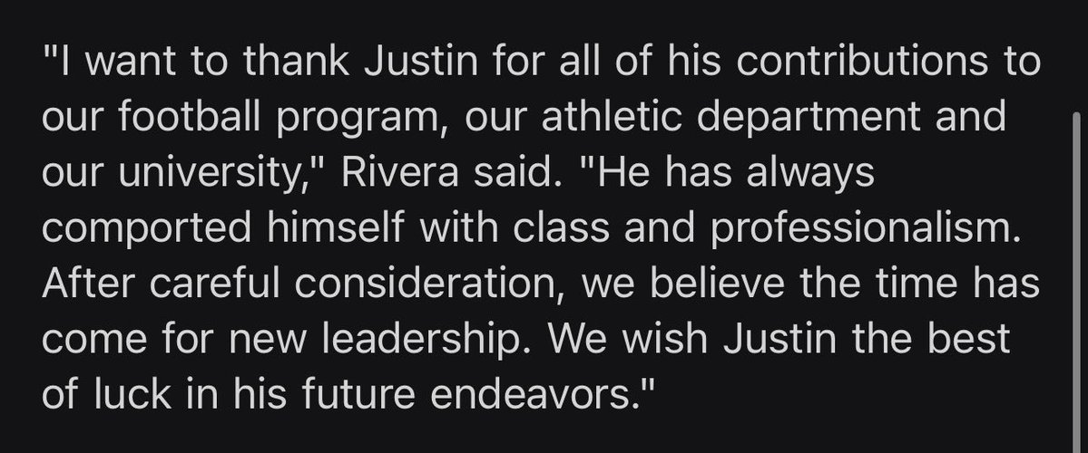 MattRMoreno's tweet image. Cal GM Ron Rivera has announced that the Bears have officially “parted ways” with head coach Justin Wilcox. Nick Rolovich is taking over as the interim.

Rolovich and Rivera will speak Tuesday.

@CalBearsOn3