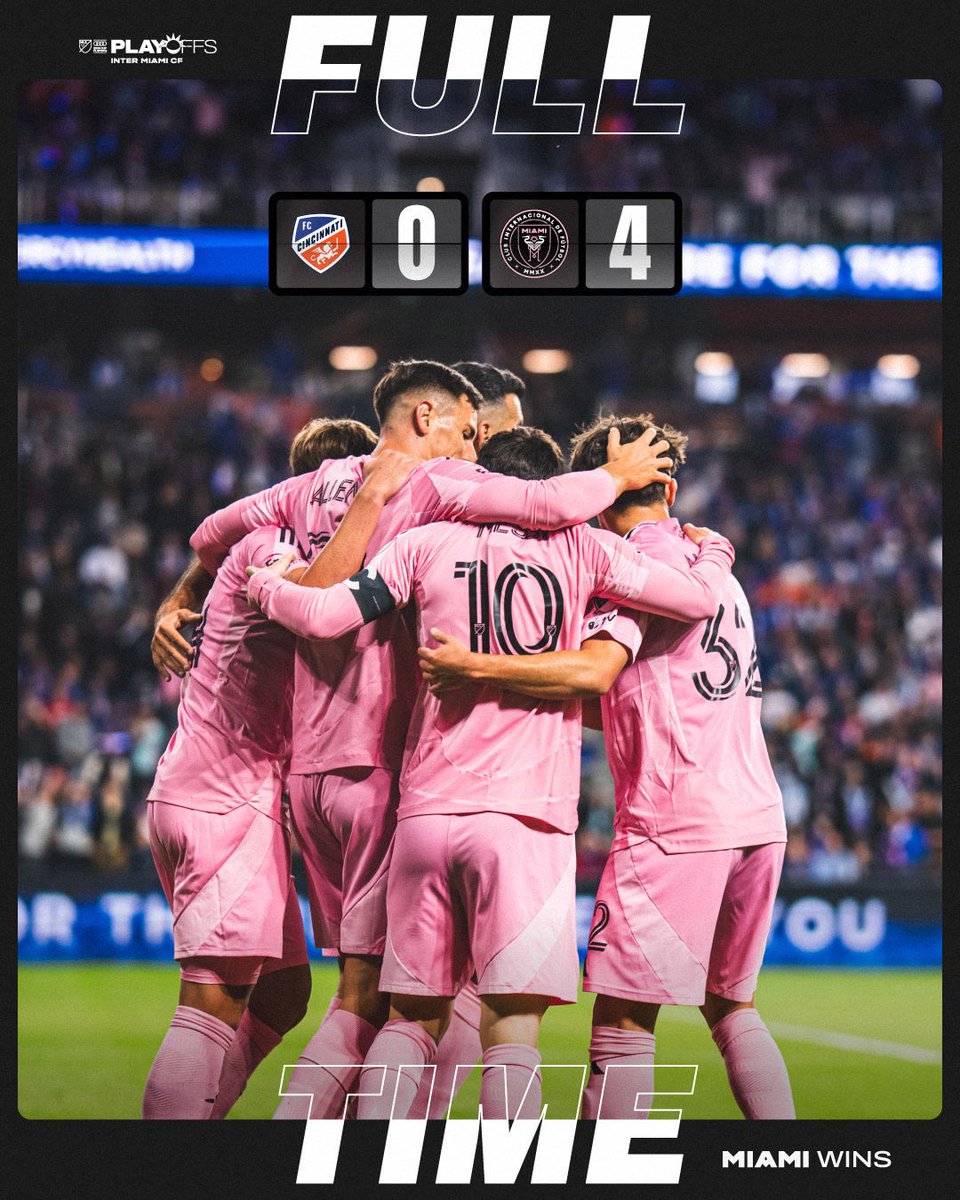 InterMiamiCF's tweet photo. HEADING TO THE FINAL 🤩 https://t.co/zxpddBHgFg