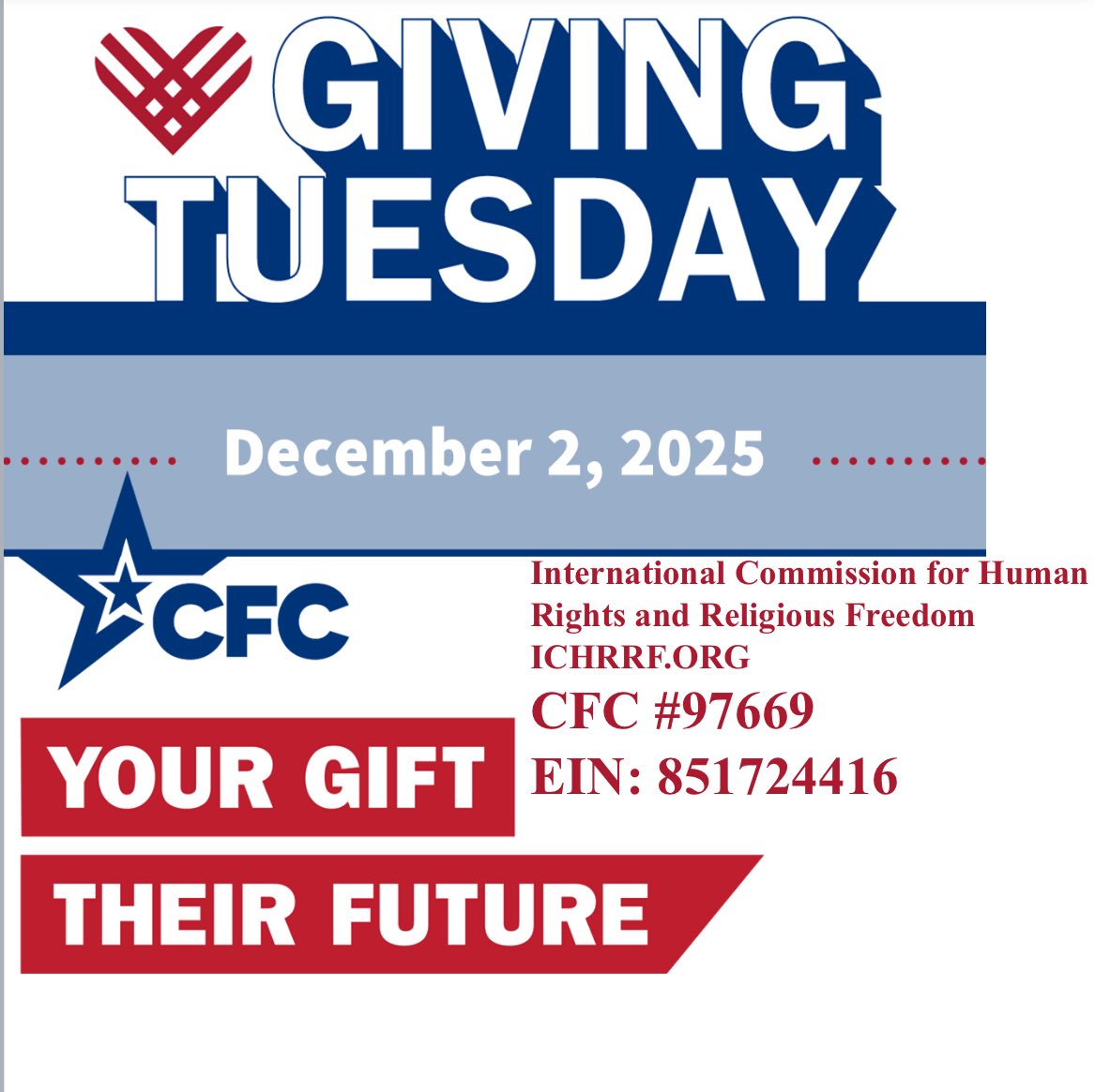 In this season of giving please consider contributing to the Combined Federal Campaign. ICHRRF #97669 contributions support publication costs, student fellowship, and the human rights conference.