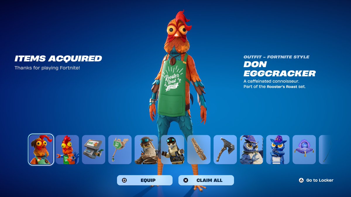 FortniteFNLK's tweet photo. Fortnite Get Flocked Bird Skin Giveaway 🎁

To Enter: 
❤️♻️ LIKE &amp; RETWEET
📲 FOLLOW @FortniteFNLK @braniyt 
🛑 SUBSCRIBE https://t.co/0sQIWlvoWt
🎙️JOIN DISCORD https://t.co/WdRCsdV8FY
✅ COMMENT “DONE”

USE CODE ‘FNLK’ #ad https://t.co/b5rjgW9avv