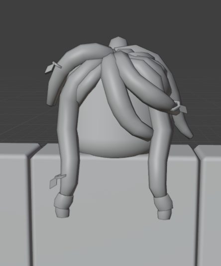 asterpoopy's tweet image. wgat colro do i make charms and beads . this in pony tail heh