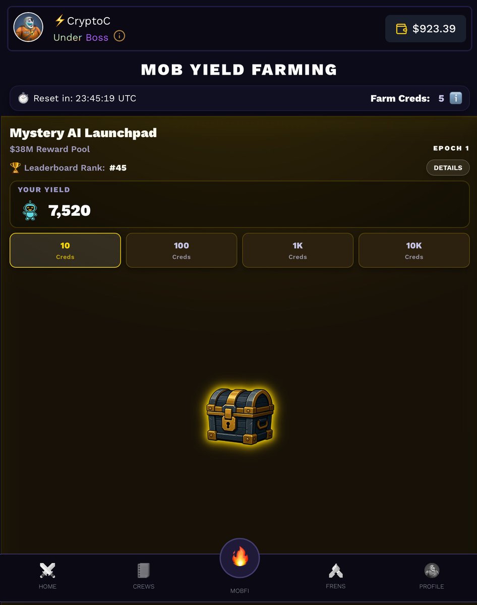 Did you yield farm today?